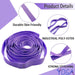 Stretching Strap Yoga Strap with Loops for Physical Therapy, Non-Elastic