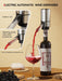 Rechargeable Electric Wine Gift Set - Aerator, Vacuum Stoppers, Foil Cutter and Bottle Opener for Home Bar and Outdoor Parties
