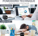 Rotating Productivity Timer 5/25/10/50, Desk Flip Timer, ADHD Tool