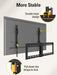 Tilting TV Wall Mount for Most 37-90 Inch TVs up to 132lbs