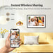 Digital Picture Frame 10.1 Inch Digital Photo Frame 32GB Storage, WiFi Picture Frame with1280x800 IPS Touch Screen, Auto-Rotate Photo Frame Share Your Photos and Videos via AiMOR App, Black