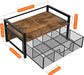 Tea Bag Organizer, Wood Tea Organizers and Storage Chest, Teabag Holder with Storage Drawer,Tea Station Chest Display Co
