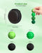 Silicone Magnetic Sensory Balls Fidget Toys,4 Pack Office Stress Toys,Black