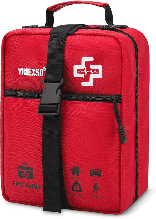 400 Piece Large First Aid Kit for Home, Car, Travel, Camping,Sports
