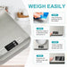 Food Scale, 11lb Kitchen Scale with 6 Units Tare Function & LCD Display, 0.05oz/1g Stainless Steel Digital Food Scale Gr