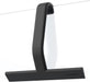 JustHang Shower Squeegee with Built-in Hook, 10-Inch Black
