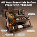 Wood Phone Docking Station for Men - Desk or Nightstand Organizer - Birthday Gifts for Husband, Dad - Anniversary Idea f