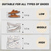 Shoe Slots Organizer 12 Pack - Shoe Stacker,3 Levels Adjustable,Space Savers 50%,Double Layer Holders for Closet (Transp