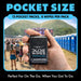 Unscented Pocket Packs, Adult Flushable Travel Wipes, 96 Count