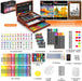 Art Supplies,192 Pack Deluxe Art Set Drawing Painting Supplies Kit