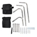 Knee Seat Gardening Tool Stainless Steel Ergonomic Ankle Support Multifunctional Knee Seat Leg Brace for Gardening Work