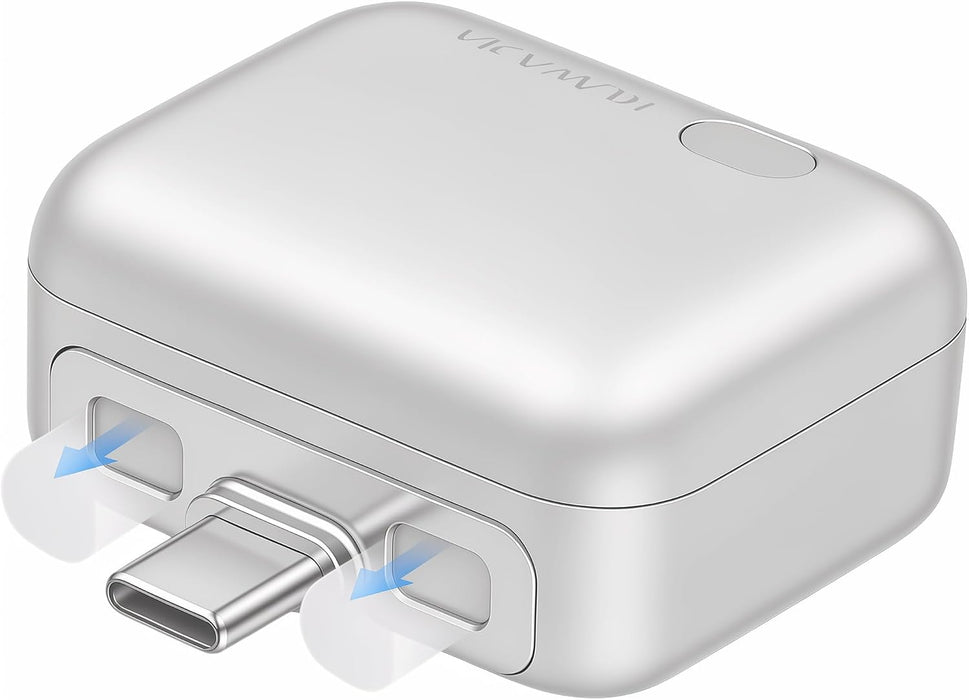 KUWAJIA 140W AI Smart Recognition Auto-Unplugger, Physical Disconnect Battery Guard, Auto-Eject on Full Charge, Fast Charging Adapter for Iphone, Android, Earphones