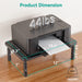 Dual Monitor Stand for Desk, Adjustable Laptop Riser, up to 44 lbs