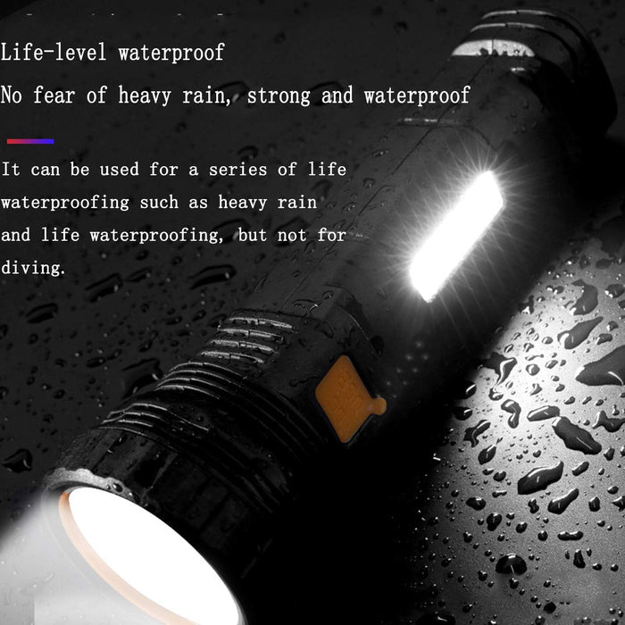 Solar Flashlight, Rechargeable flashlights for Camping, Home
