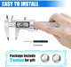 Digital Caliper Measuring Tool, Stainless Steel Vernier Caliper Digital Micrometer with Large LCD Screen, Easy Switch fr