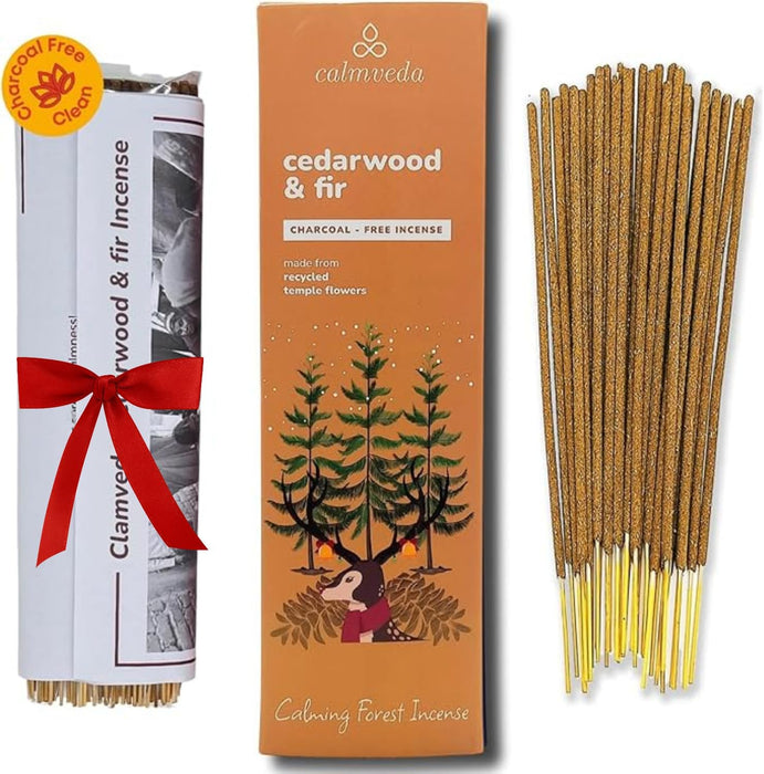 Holiday Balsam Cedar Incense Sticks- Like Freshly Cut Christmas Tree 80 pck