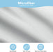 Toddler Pillowcase 2 Pack with Zipper,Silky Soft Microfiber 13" x 18" Kids Travel Pillow Cases,Gray
