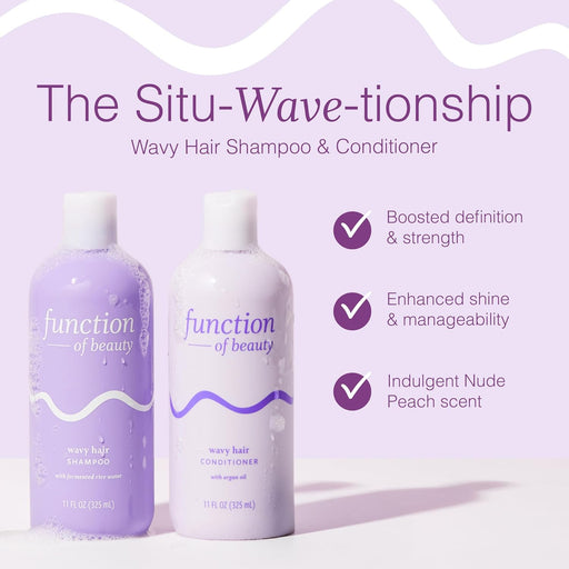 Wavy Hair Shampoo & Conditioner Set - Anti-Frizz