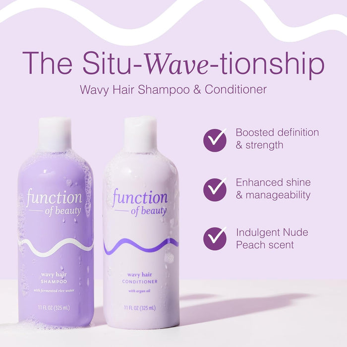 Wavy Hair Shampoo & Conditioner Set - Anti-Frizz