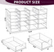 Acrylic Makeup Organizer with 19 Drawers,Storage Drawer Organizer