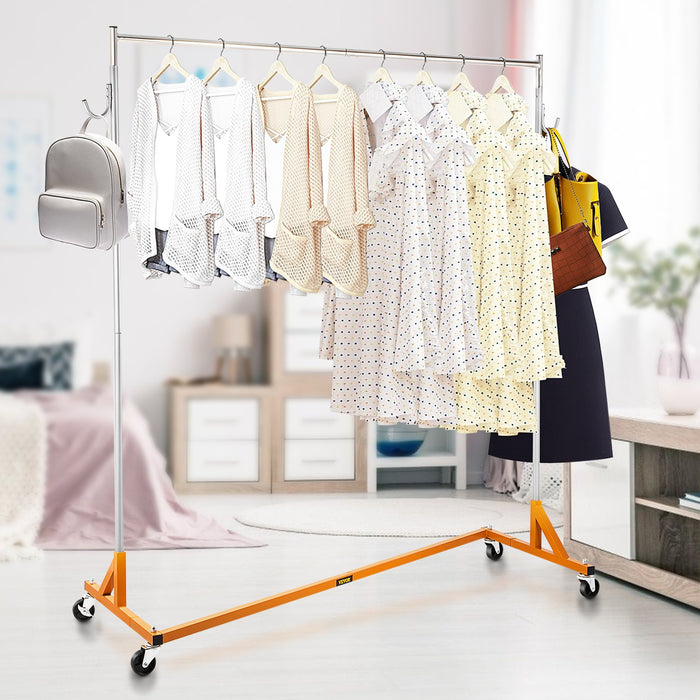 Industrial-Grade Rolling Garment Rack