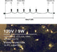 2 Pack Warm White Christmas Lights, 50-Count Green Wire