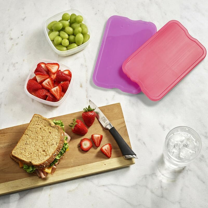 Cool Coolers by  4 Pack XL Slim Ice Packs, Quick Freeze Space Saving Reusable Ice Packs for Lunch Boxes or Coolers