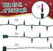 christmas lights for tree - 35 colored warm xmas lights | 6.6 ft long