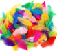 Colorful Craft Supplies Feathers Bulk for Crafting,300Pcs,3-5inch