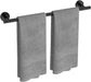 Matte Black Towel Bar, 24-Inch Towel Racks for Bathroom