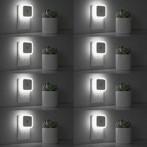 Night Light, Night Lights Plug into Wall 8-Pack, Nightlight Plug in Night Light, Dusk to Dawn Night Lamp Led (Soft White)