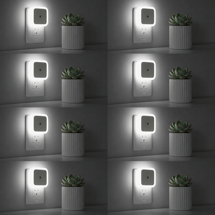 Night Light, Night Lights Plug into Wall 8-Pack, Nightlight Plug in Night Light, Dusk to Dawn Night Lamp Led (Soft White)