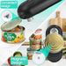 Electric Can Opener, Auto-Stop, USB-C Rechargeable, Side-Cut Smooth Edge, Hands Free Automatic Can Opener for Seniors & Arthritis Patients (Black)