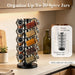 Rotating Spice Rack Organizer for Countertop, 360°Spinning Spice Organizer