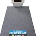 Cat Litter Box Mat, Litter Trapping Mat, Light Grey, 29x36 XL
