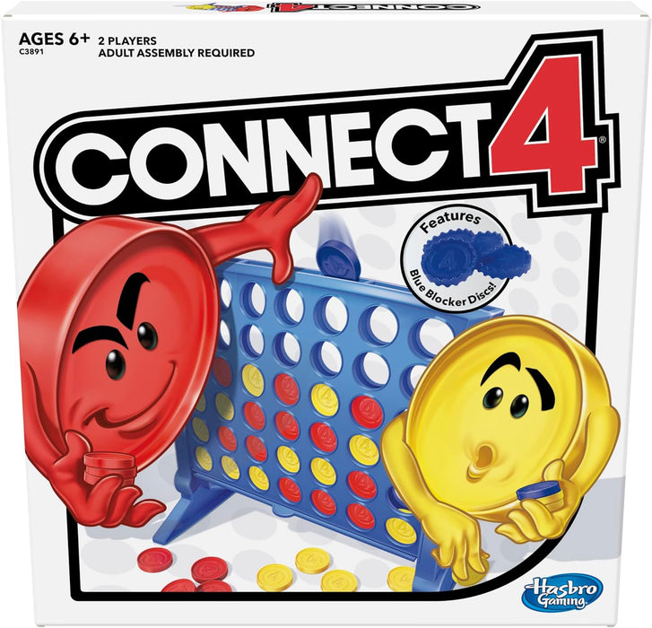 Connect 4 Strategy Board Game for Ages 6 and Up (Amazon Exclusive)