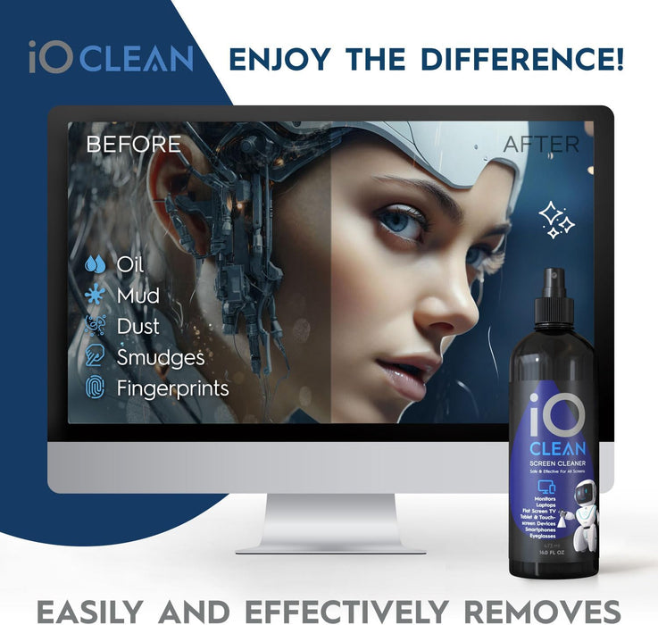 16oz Screen Cleaner Spray – Best Large Cleaning Kit