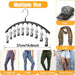 1/2/3PCS Legging Organizer for Closet, Pants Hangers With10 Clips Holds Space Saving Hanging Closet Organizer