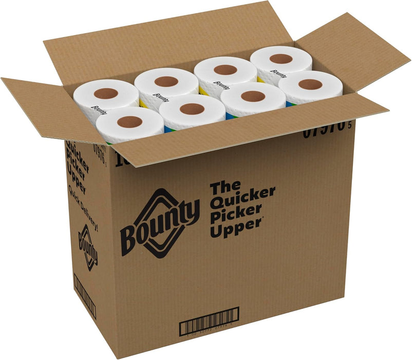 Paper Towels Quick Size, White, 16 Family Rolls = 40 Regular Rolls