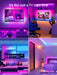 TV LED Lights, 11.5ft LED Lights for 32-55 Inch TV, RGB TV Backlight Behind with Remote, Music Sync Bluetooth APP Control Strip Lights USB Powered for Bedroom, PC, Gaming Monitor