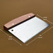 Multipurpose Bench Scraper Kitchen Utensil for Flat Top Griddle, Dough Scraper Cutter for Bread and Pizza Cutter - Stain