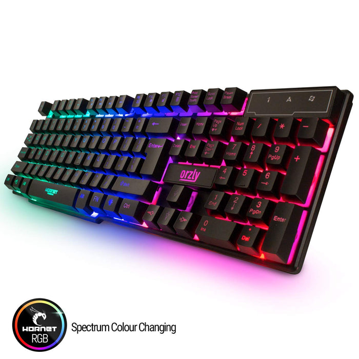 Gaming Keyboard and Mouse and Mouse pad and Gaming Headset, Wired LED RGB Backlight Bundle for PC Gamers and Xbox and PS