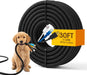 30ft Wire Loom Automotive, 1/2in Cord Protectors from Pets no Chew, Black