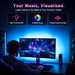 LED Lights RGB Backlight, 16.4ft Strip for 65-85 inch TV Behind, Music Sync USB Bluetooth APP Remote Control Color Changing Light for Gaming Room