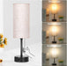 Bedside Table Lamp for Bedroom,Small Lamps for Night stands with Pull Chain
