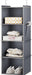 Hanging Closet Organizer and Storage for Clothes, 4-Shelf, Grey