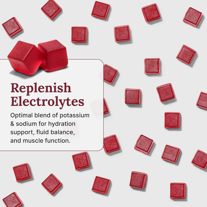 Recovery Gummies Restore | Tart Cherry Energy Supplements with Electrolytes for Muscle Soreness, Post-Workout Performanc
