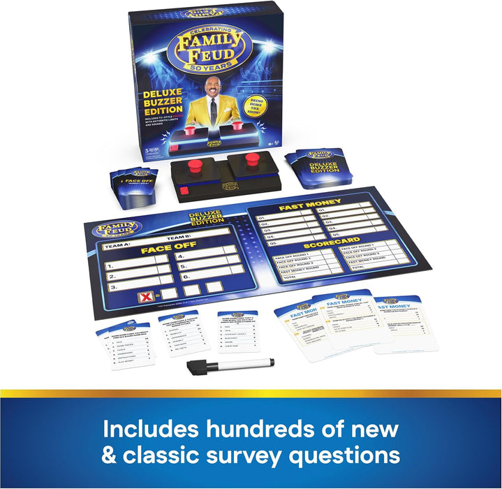 Family Feud: Deluxe Buzzer Edition Board Game
