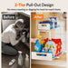 Under Sink Organizer Kitchen, 2-Tier Pull-Out Cabinet Shelf, 2-Pack