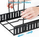 Pots and Pans Organizer Under Cabinet 16.6", 8-Tier Adjustable Rack